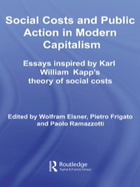 Imagen de portada: Social Costs and Public Action in Modern Capitalism 1st edition 9780415413510