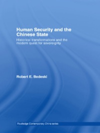 صورة الغلاف: Human Security and the Chinese State 1st edition 9780415691406