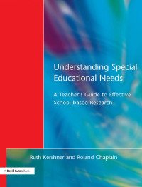 صورة الغلاف: Understanding Special Educational Needs 1st edition 9781853467189