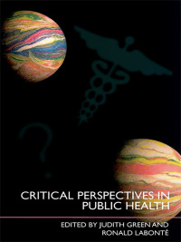 Imagen de portada: Critical Perspectives in Public Health 1st edition 9780415409513