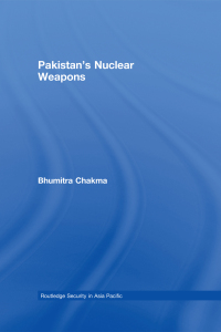 Cover image: Pakistan's Nuclear Weapons 1st edition 9780415408714