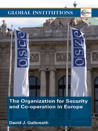 Cover image: The Organization for Security and Co-operation in Europe (OSCE) 1st edition 9780415407632