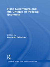 Imagen de portada: Rosa Luxemburg and the Critique of Political Economy 1st edition 9780415405706
