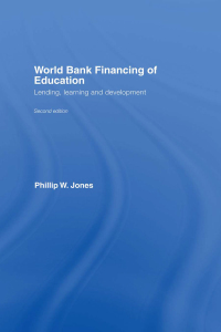 Omslagafbeelding: World Bank Financing of Education 2nd edition 9780415404761