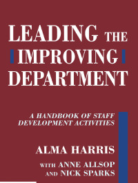 Immagine di copertina: Leading the Improving Department 1st edition 9781138174436