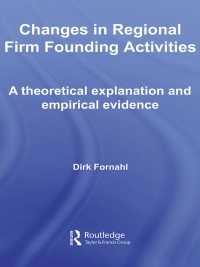 Imagen de portada: Changes in Regional Firm Founding Activities 1st edition 9780415404099