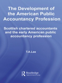 Omslagafbeelding: The Development of the American Public Accounting Profession 1st edition 9780415403948