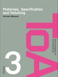 Imagen de portada: Materials, Specification and Detailing 1st edition 9780415403580
