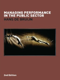 Imagen de portada: Managing Performance in the Public Sector 2nd edition 9780415403207