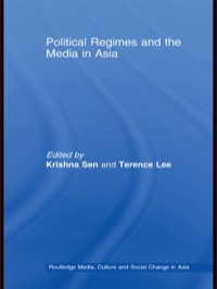 Imagen de portada: Political Regimes and the Media in Asia 1st edition 9780415491730