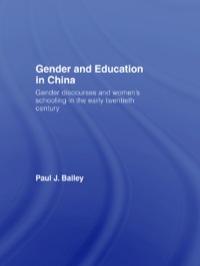 Cover image: Gender and Education in China 1st edition 9780415402835