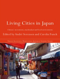 Titelbild: Living Cities in Japan 1st edition 9780415547079