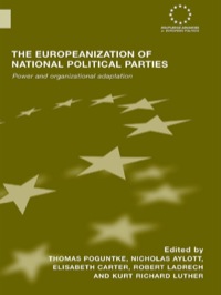Immagine di copertina: The Europeanization of National Political Parties 1st edition 9780415401913