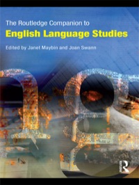 Imagen de portada: The Routledge Companion to English Language Studies 1st edition 9781138033450