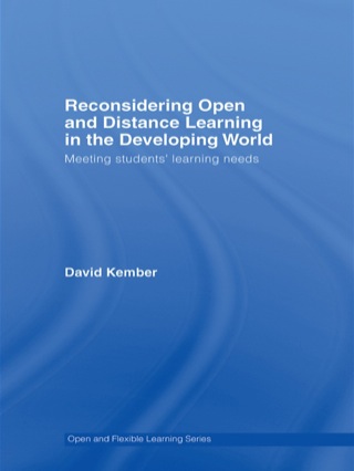 Cover image: Reconsidering Open and Distance Learning in the Developing World 1st edition 9780415401395