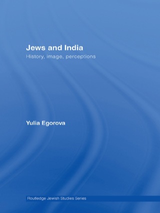 Imagen de portada: Jews and India 1st edition 9780415400404