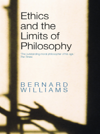 Imagen de portada: Ethics and the Limits of Philosophy 1st edition 9780415399845