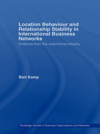 Immagine di copertina: Location Behaviour and Relationship Stability in International Business Networks 1st edition 9780415598286