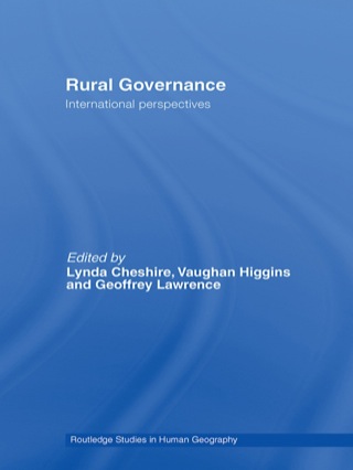 Imagen de portada: Rural Governance 1st edition 9780415399593