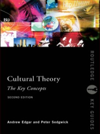 Cover image: Cultural Theory: The Key Concepts 2nd edition 9780415791854