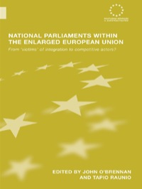 Cover image: National Parliaments within the Enlarged European Union 1st edition 9780415543415