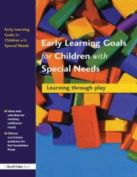 Cover image: Early Learning Goals for Children with Special Needs 1st edition 9781138175037