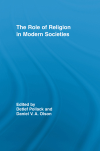 Cover image: The Role of Religion in Modern Societies 1st edition 9780415512534