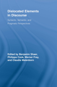 Immagine di copertina: Dislocated Elements in Discourse 1st edition 9780415808194