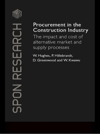 Titelbild: Procurement in the Construction Industry 1st edition 9781138983854