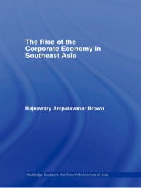 Imagen de portada: The Rise of the Corporate Economy in Southeast Asia 1st edition 9780415395595