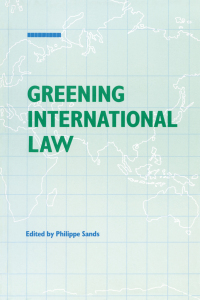 Cover image: Greening International Law 1st edition 9781138471689
