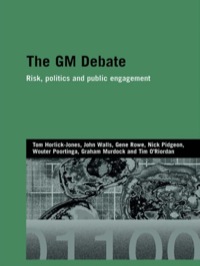 Imagen de portada: The GM Debate 1st edition 9780415393225