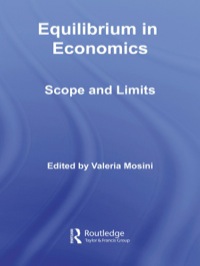 表紙画像: Equilibrium in Economics 1st edition 9780415493666