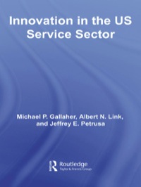 Imagen de portada: Innovation in the U.S. Service Sector 1st edition 9781138972780