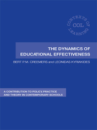 Imagen de portada: The Dynamics of Educational Effectiveness 1st edition 9780415389518