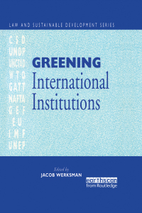 Cover image: Greening International Institutions 1st edition 9781138164581