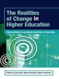 صورة الغلاف: The Realities of Change in Higher Education 1st edition 9780415385800