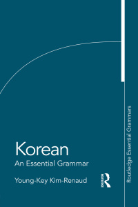 Cover image: Korean: An Essential Grammar 1st edition 9780415383882