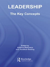 Imagen de portada: Leadership: The Key Concepts 1st edition 9780415383646