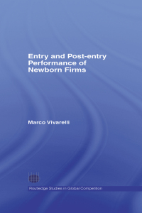 Cover image: Entry and Post-Entry Performance of Newborn Firms 1st edition 9780415379816