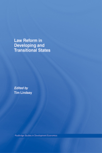 Cover image: Law Reform in Developing and Transitional States 1st edition 9780415649636