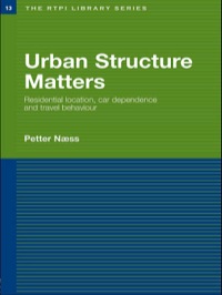 Imagen de portada: Urban Structure Matters 1st edition 9781138986596