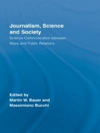 Imagen de portada: Journalism, Science and Society 1st edition 9780415375283