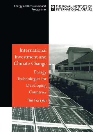 Cover image: International Investment and Climate Change 1st edition 9781853836220