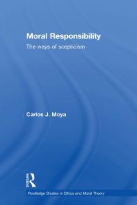 Omslagafbeelding: Moral Responsibility 1st edition 9780415591683