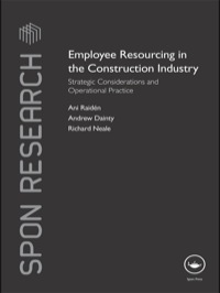 صورة الغلاف: Employee Resourcing in the Construction Industry 1st edition 9780415371636