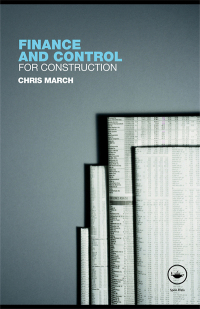 Imagen de portada: Finance and Control for Construction 1st edition 9780415371155