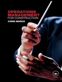 Cover image: Operations Management for Construction 1st edition 9780415371124