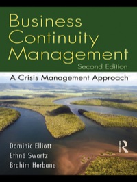 表紙画像: Business Continuity Management 1st edition 9780415371094