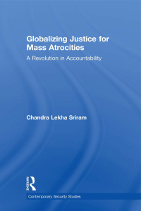Imagen de portada: Globalizing Justice for Mass Atrocities 1st edition 9780415544900